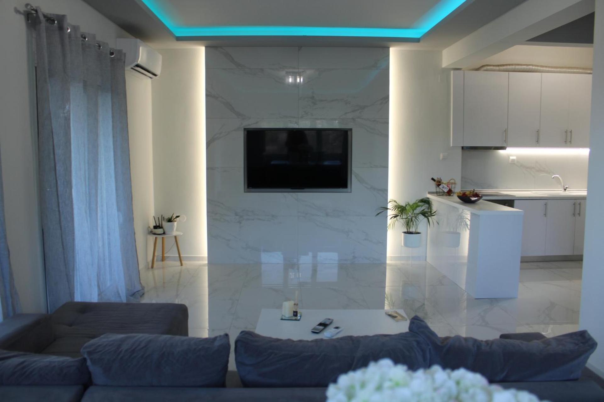 Ferienwohnung Riviera Penthouse PalaiónTsiflíkion Exterior foto